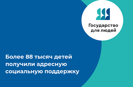 В 2024 году в Пензенской области более 88 тысяч детей получили адресную социальную поддержку
